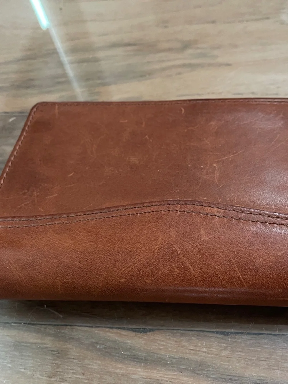 Day Timer distressed leather